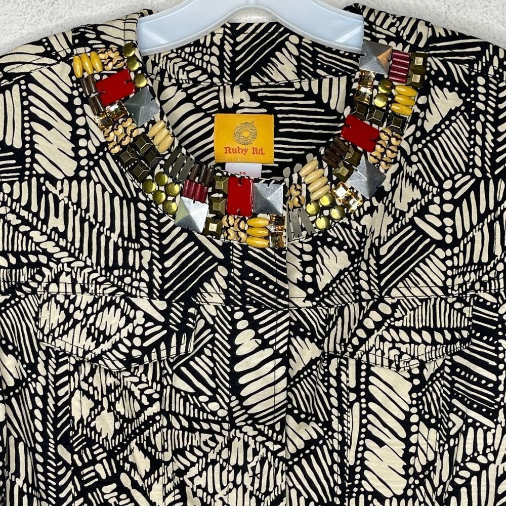 Ruby Rd. Beaded Jacket - Picture 2 of 7